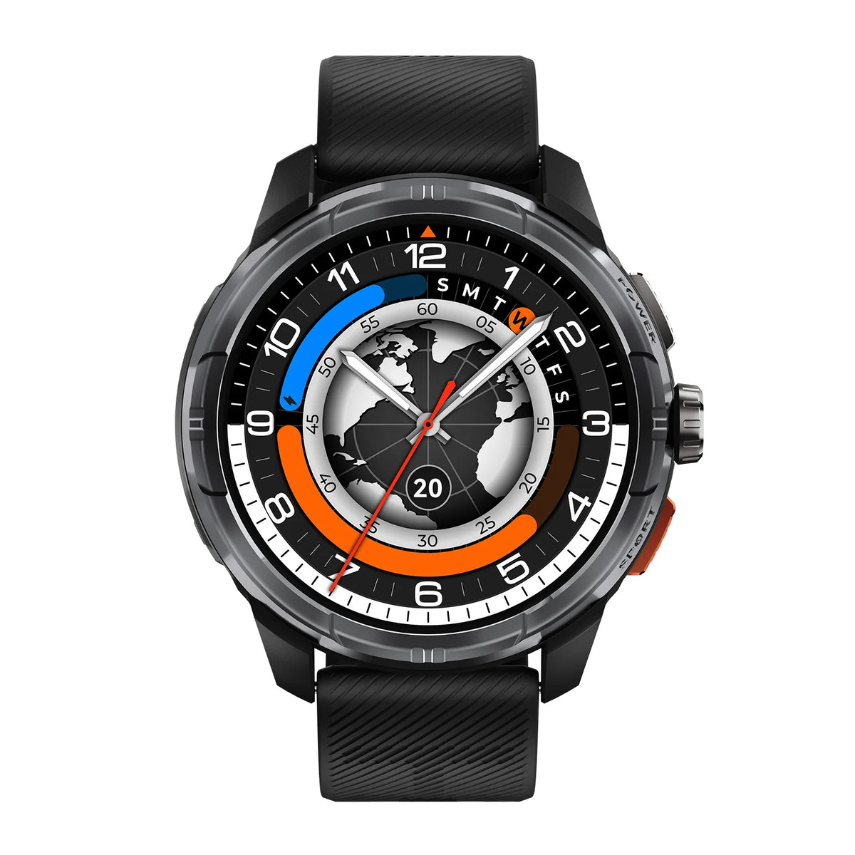 Haylou Solar Ultra GPS Tracking Smart Watch AI Edition – Black
