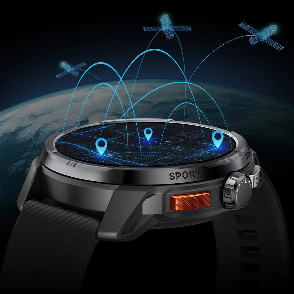 Haylou Solar Ultra GPS Smart Watch – Silver