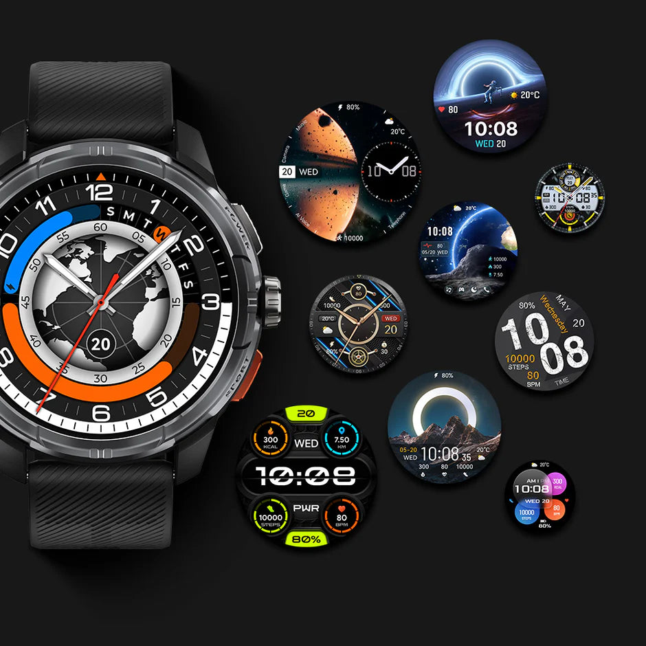 Haylou Solar Ultra GPS Smart Watch – Silver