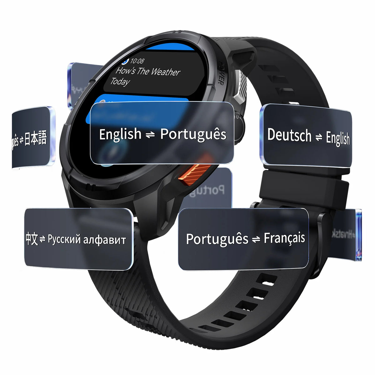 Haylou Solar Ultra GPS Tracking Smart Watch AI Edition – Black