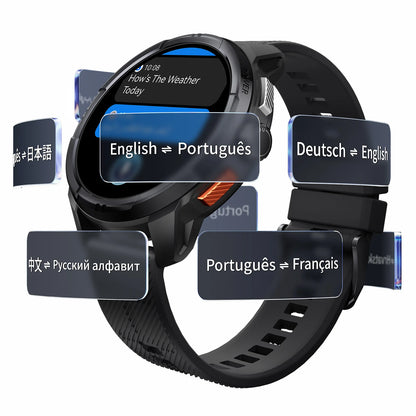 Haylou Solar Ultra GPS Tracking Smart Watch AI Edition – Black