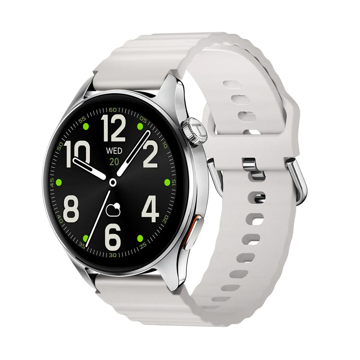 Haylou Watch 4S Five-Star GPS Positioning Smart Watch – Silver