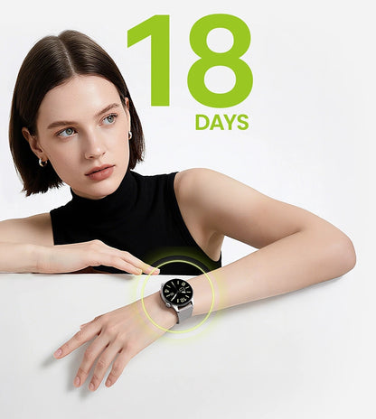 Haylou Watch 4S Five-Star GPS Positioning Smart Watch – Silver