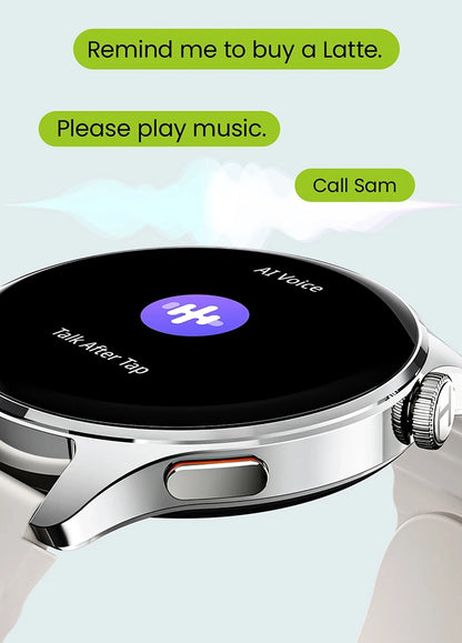Haylou Watch 4S Five-Star GPS Positioning Smart Watch – Silver