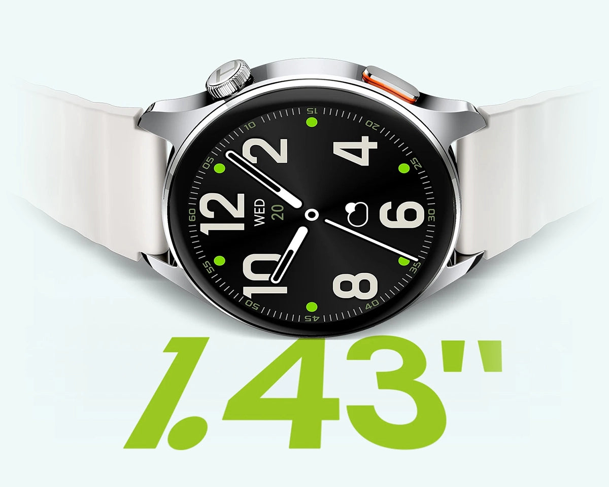 Haylou Watch 4S Five-Star GPS Positioning Smart Watch – Silver