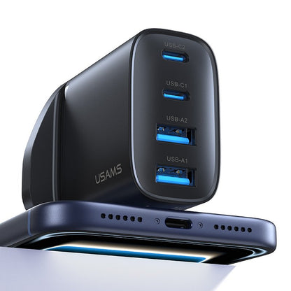 USAMS 40W 4-Port GaN Fast Charger (UK)