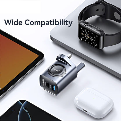 USAMS 20W Multifunctional iWatch Charger With A+C Port