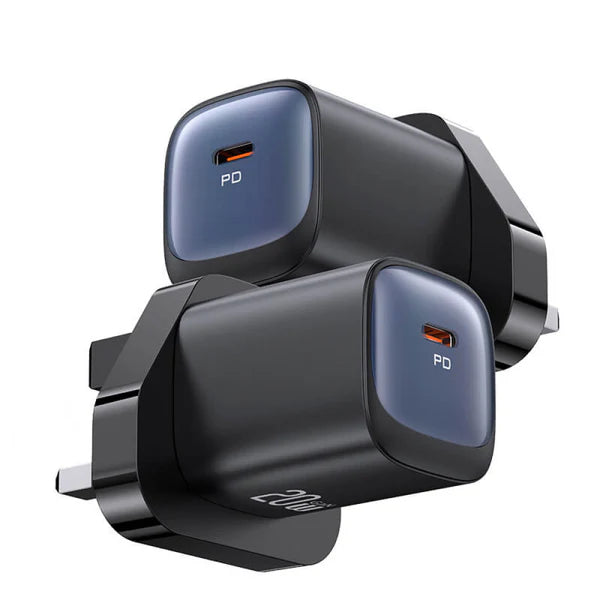 USAMS 20W Type-C GaN Fast Charger (UK) – HC Series CC250