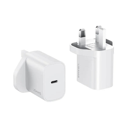 USAMS 20W Fast Charger with 30W Type-C To Lightning 1m Cable – Yi Series OY CC227