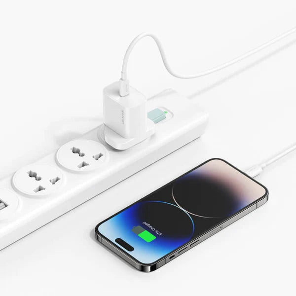 USAMS 20W Fast Charger with 30W Type-C To Lightning 1m Cable – Yi Series OY CC227