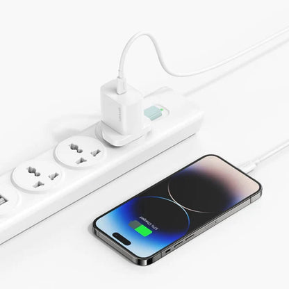 USAMS 20W Fast Charger with 30W Type-C To Lightning 1m Cable – Yi Series OY CC227