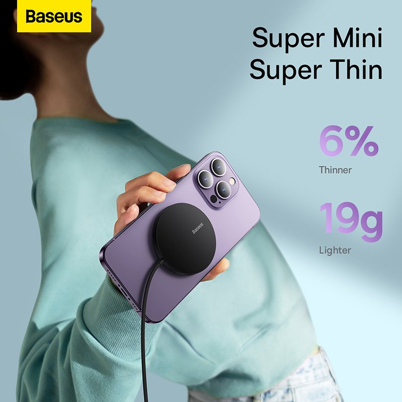 Baseus 15W Simple Mini3 Magnetic Wireless Charger