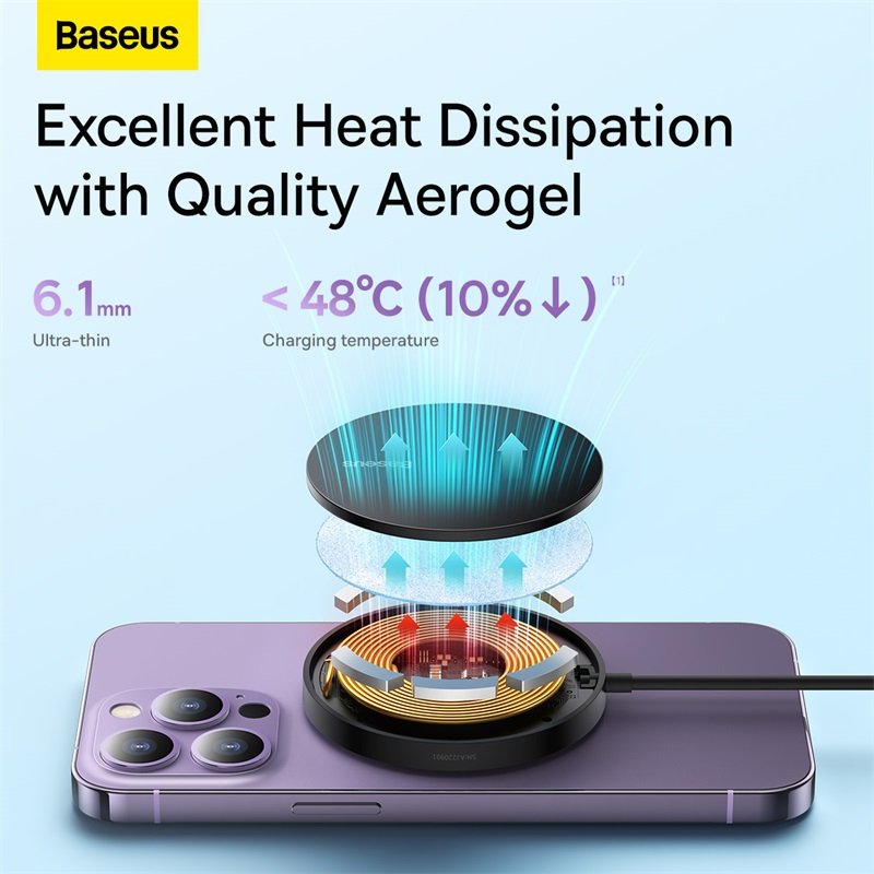 Baseus 15W Simple Mini3 Magnetic Wireless Charger